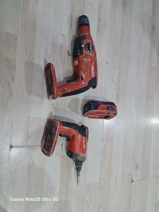 Atornilladora y taladro hilti