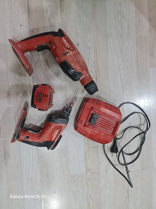 Atornilladora y taladro hilti
