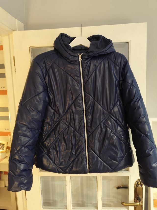 Cazadora acolchada brillante Benetton 