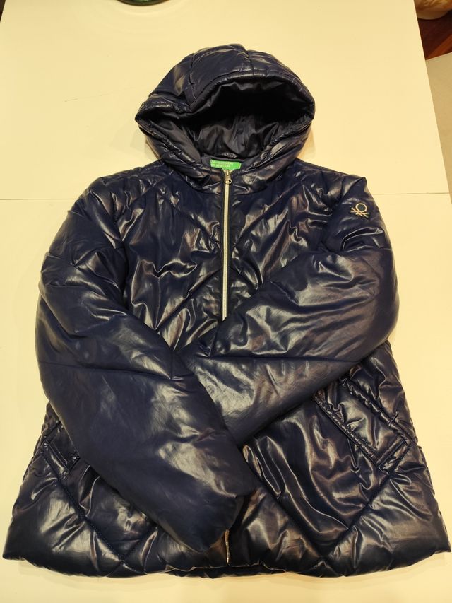 Cazadora acolchada brillante Benetton 
