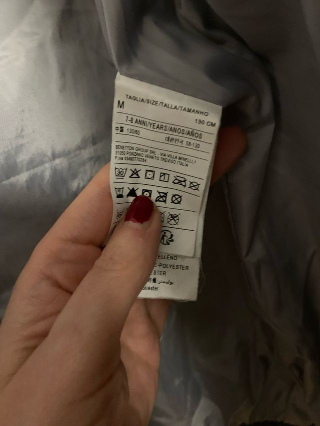 Cazadora Benetton 7-8 años