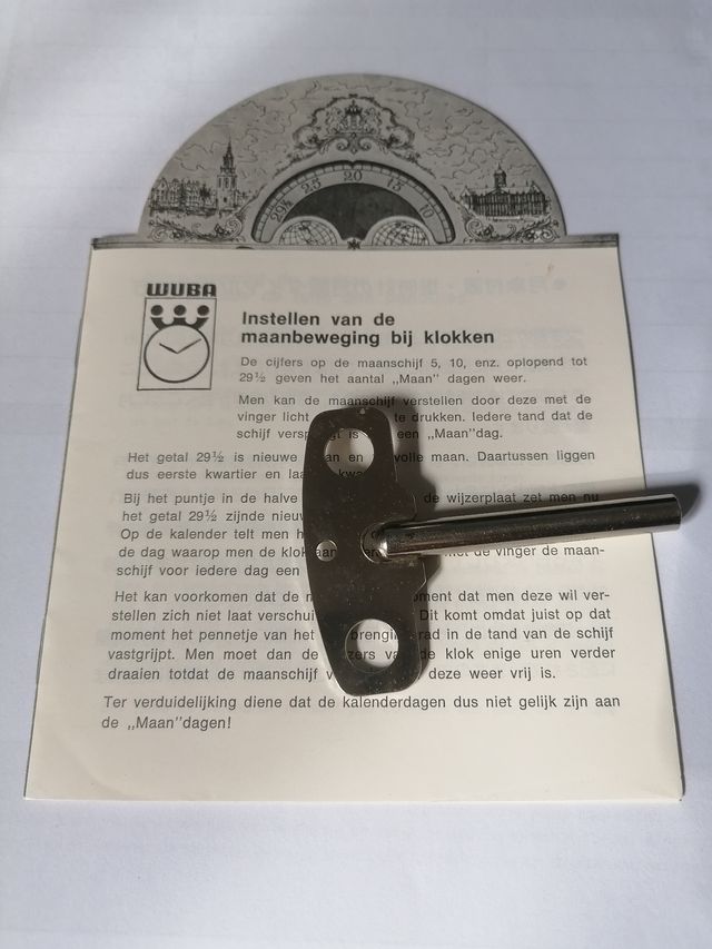 Antiguo reloj de carrillón de sobremesa Warmink