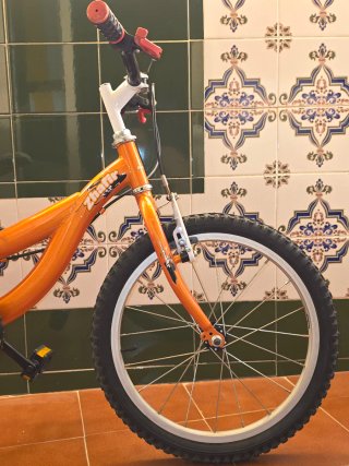 Bicicleta de niño niña como nueva 18 pulgadas