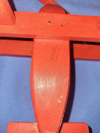 Lote de aviones de madera