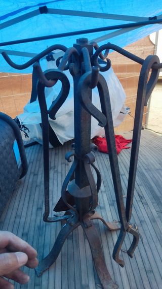 UTENSILIOS DE CHIMENEA EN FORJA