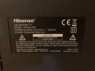Television 40’ Hisense H40M2100c