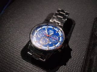 Reloj inox color negro hombre