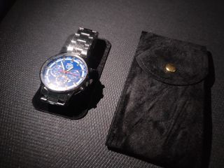 Reloj inox color negro hombre