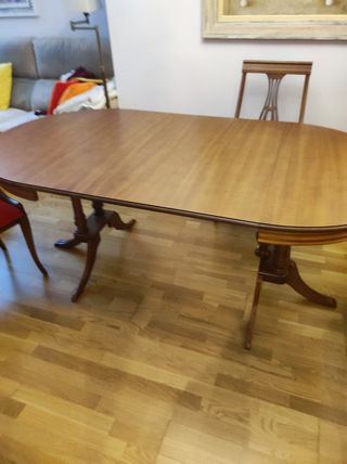 MESA REDONDA COMEDOR CEREZO.