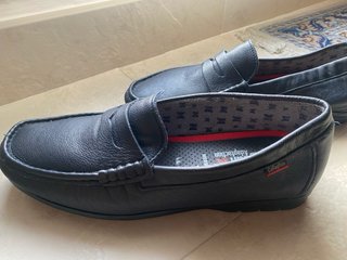 Zapatos mocasines piel hombre Callaghan color azul