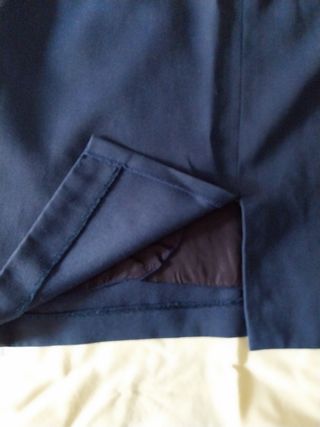 Falda azul El Corte Inglés, talla 44