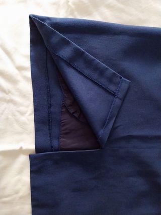 Falda azul El Corte Inglés, talla 44