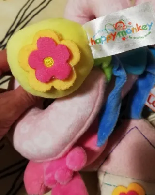 Spirale di peluche e sonaglio NUOVO + REGALO.