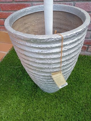 Maceta plata especial navidad