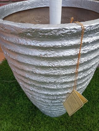 Maceta plata especial navidad