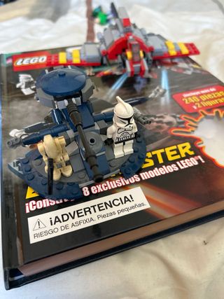 Libro star wars con naves y figuras