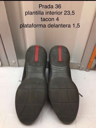 PRADA - sneakers piel 36