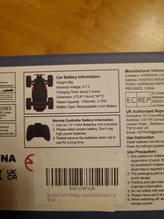 COCHE TELEDIRIGIDO...!!!COLOR ROJO!!!