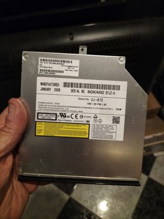 Grabadora CD DVD para portátil