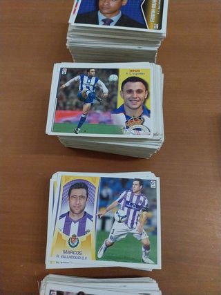 Lote  de más de 600 cromos antiguos liga este