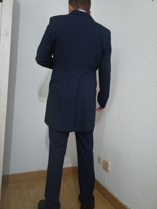 Chaqué Hombre Azul Marino