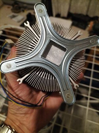 Disipador procesador ordenador.