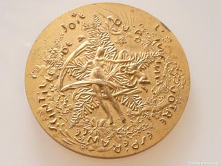 GRAN MEDALLA MEDALLÓN BRONCE. QUINTA REPÚBLICA FRA