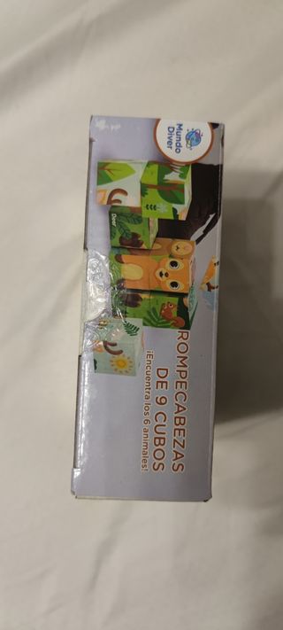 Rompecabezas 9 cubos infantil 12 meses