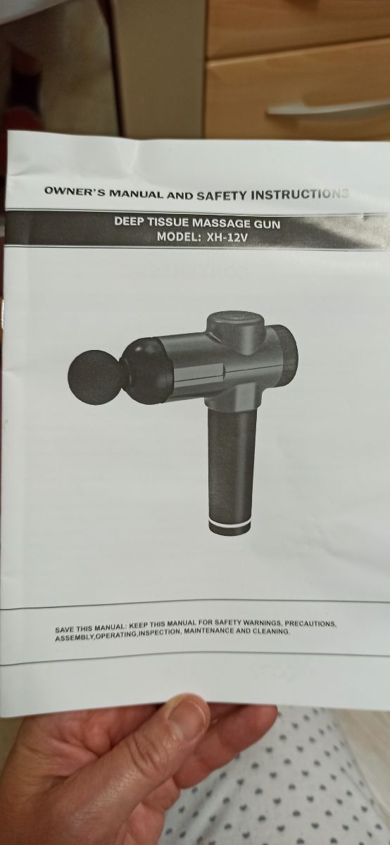 Pistola de masaje profundo profesional