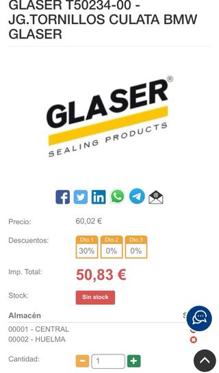 Tornillos culata bmw