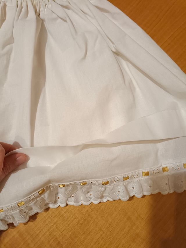 Traje fallera bebé azul