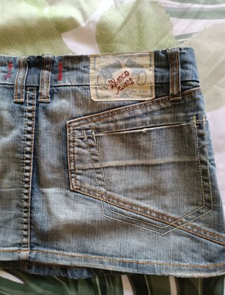 Minuifalda Blanco jeans