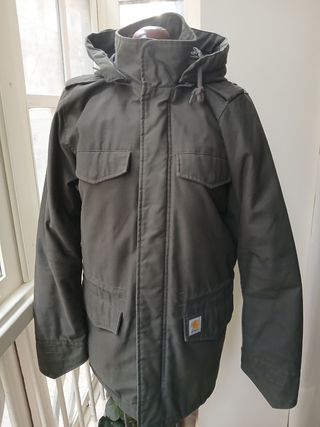 Parka Chaqueta Cazadora Carhartt S verde Hombre 
