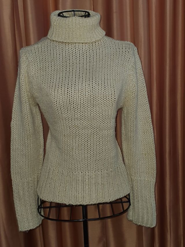 Gersey punto con hilo dorado Tone.