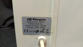 Calientador electrico con termostato