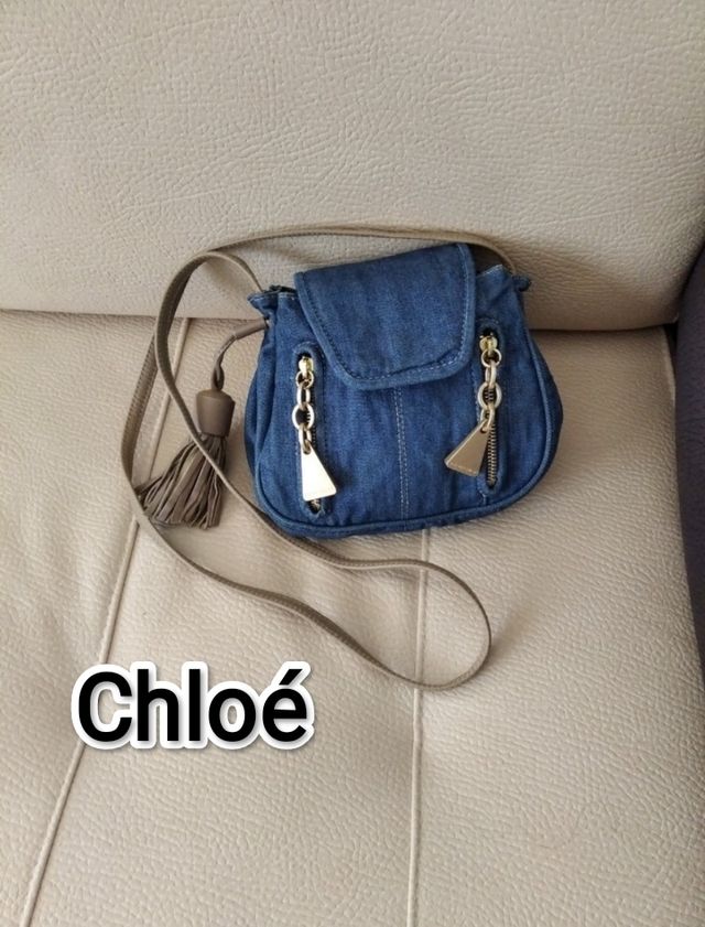 REBAJADO!! BOLSO CHLOÉ "See by Chloé" denim.