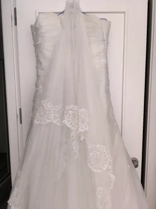 Vestido novia la sposa talla 38