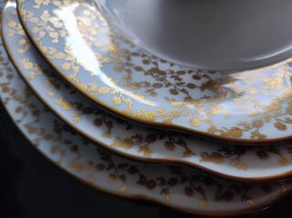 Vajilla antigua Bidasoa oro