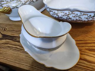 Vajilla antigua Bidasoa oro