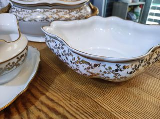 Vajilla antigua Bidasoa oro