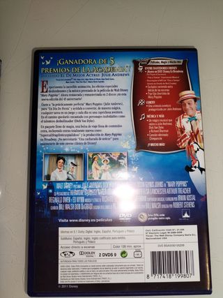 DVDs de películas infantiles, 4,5 € llevas los dos