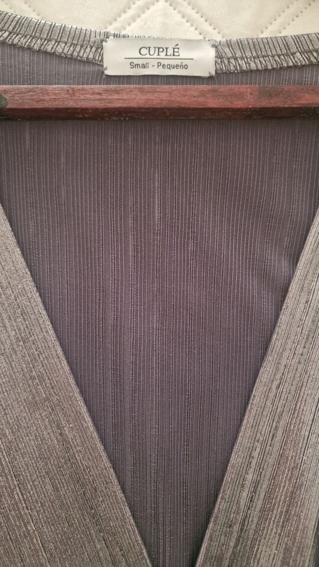 Fiesta plata vestido corto