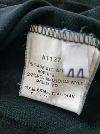 Abito elegante nero donna 44