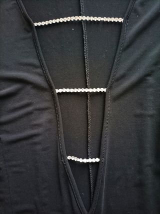 Abito elegante nero donna 44