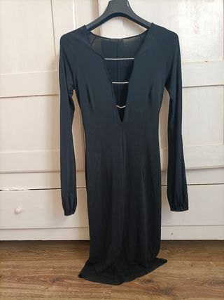 Abito elegante nero donna 44
