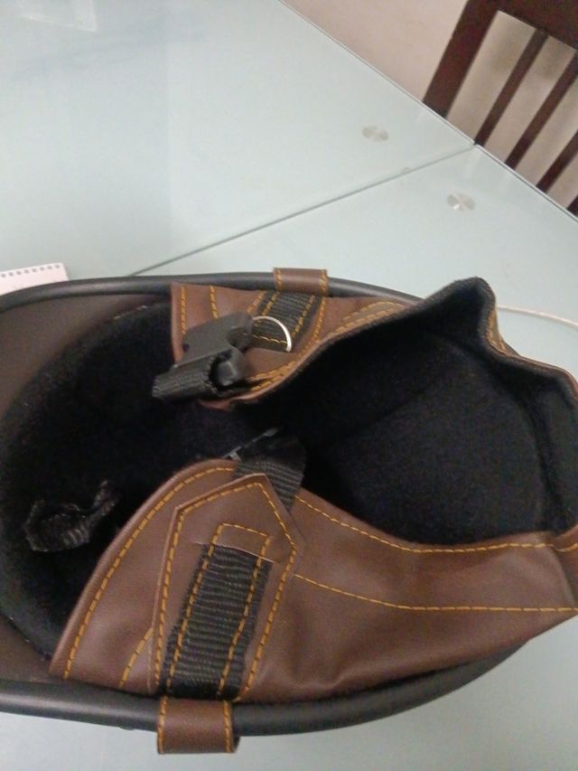 Casco de moto vintage