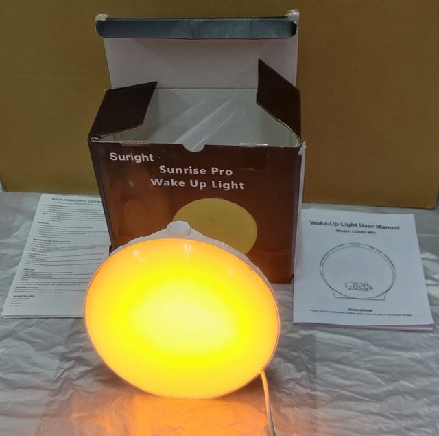 🟢 Despertador Luz LED Simulador amanecer