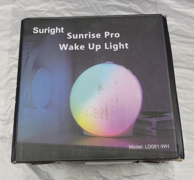 🟢 Despertador Luz LED Simulador amanecer