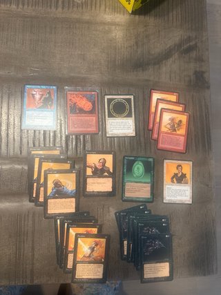 Cartas magic cuarta edicion IV BB