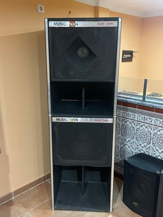 Conjunto de altavoces y wofer